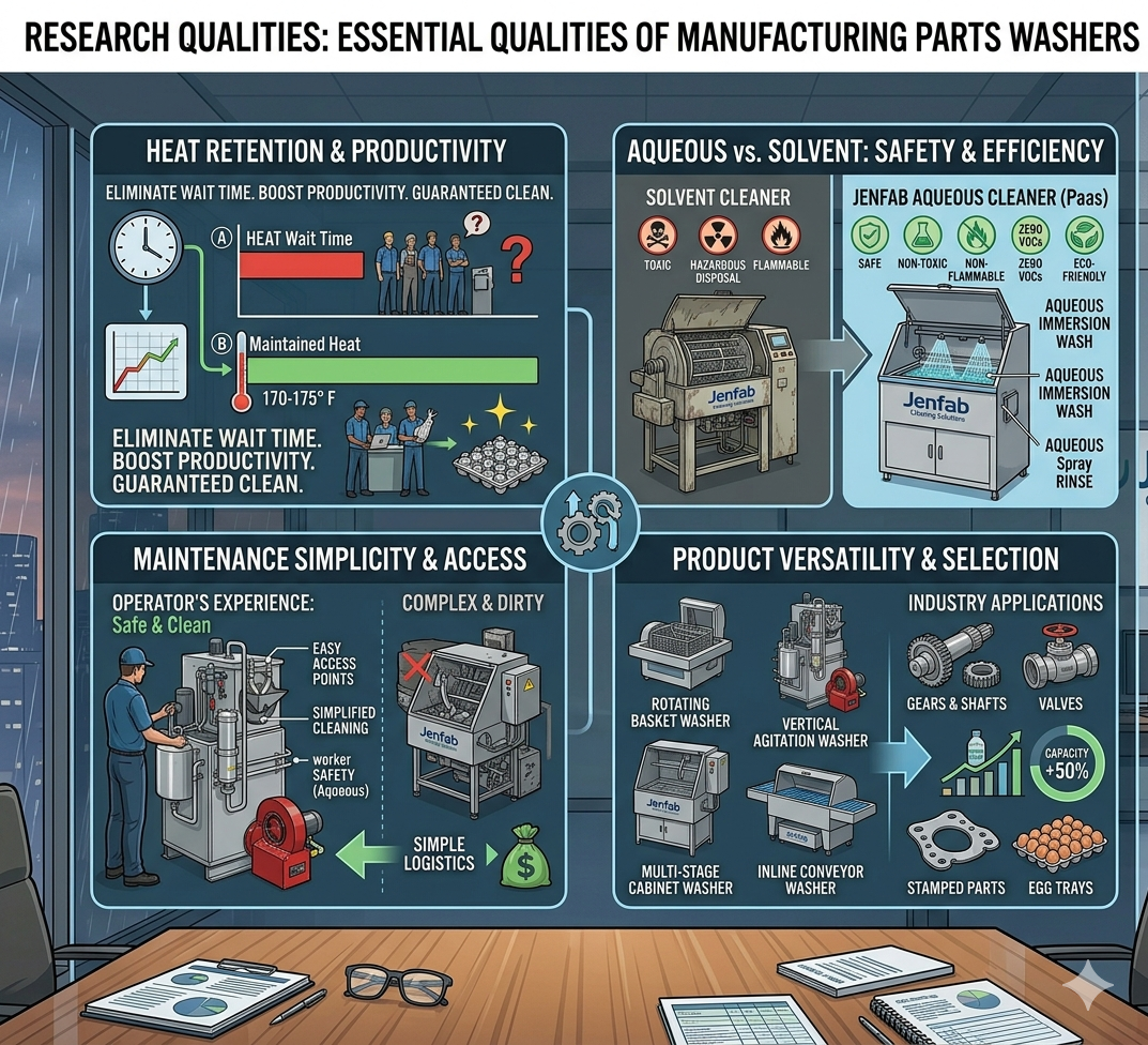 Do Your Research! Qualities Of Manufacturing Parts Washers