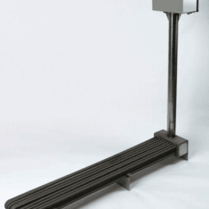 Heater, 6KW 480V, L-Shaped, 316 SS, Plastic Terminal Housing