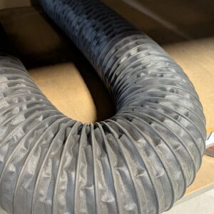 Hose, 6" Duct, Blk, Polyester