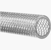 Hose, PVC, 1.25", Polybraid, Clear