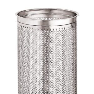 Filter, Basket, 8x30 SS, Lined w/#20 SS Mesh, Pall